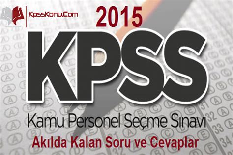 kpss soruları 2015
